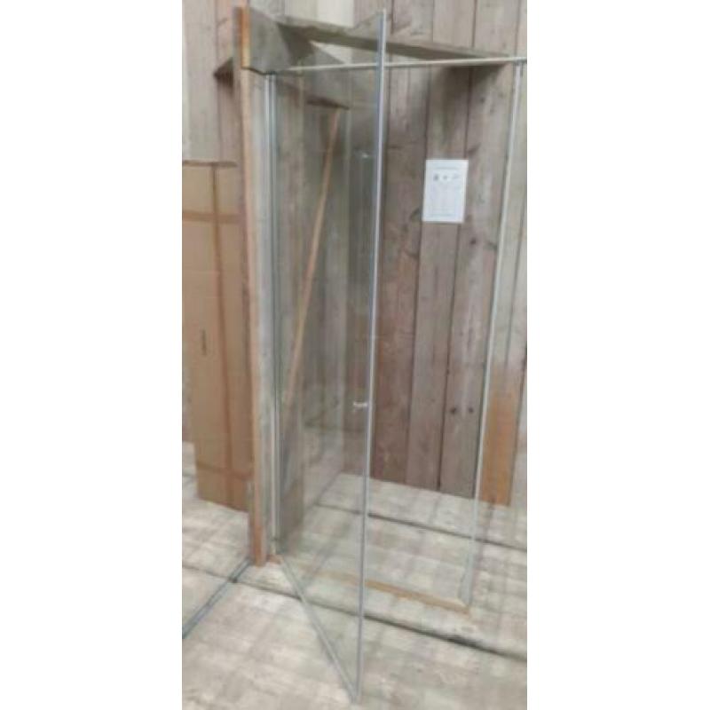 Douchedeur douche 80x200cm compleet met profiel €50