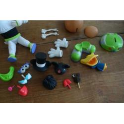 Knuffel Buzz Lightyear + Mister potato head in onderdelen