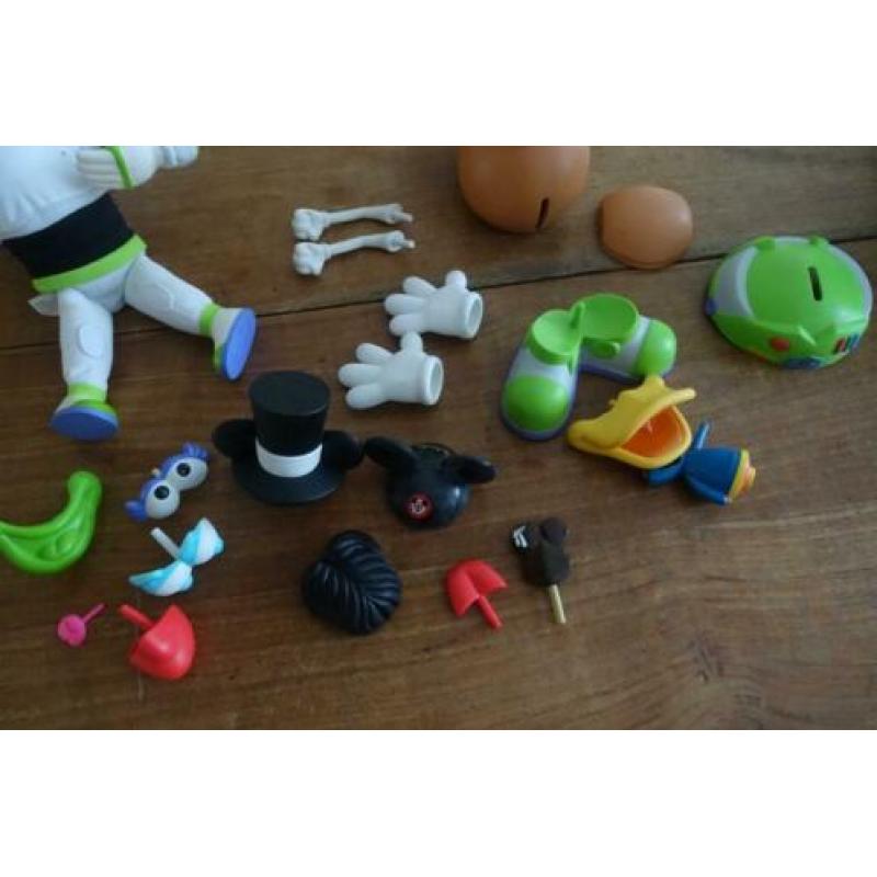 Knuffel Buzz Lightyear + Mister potato head in onderdelen