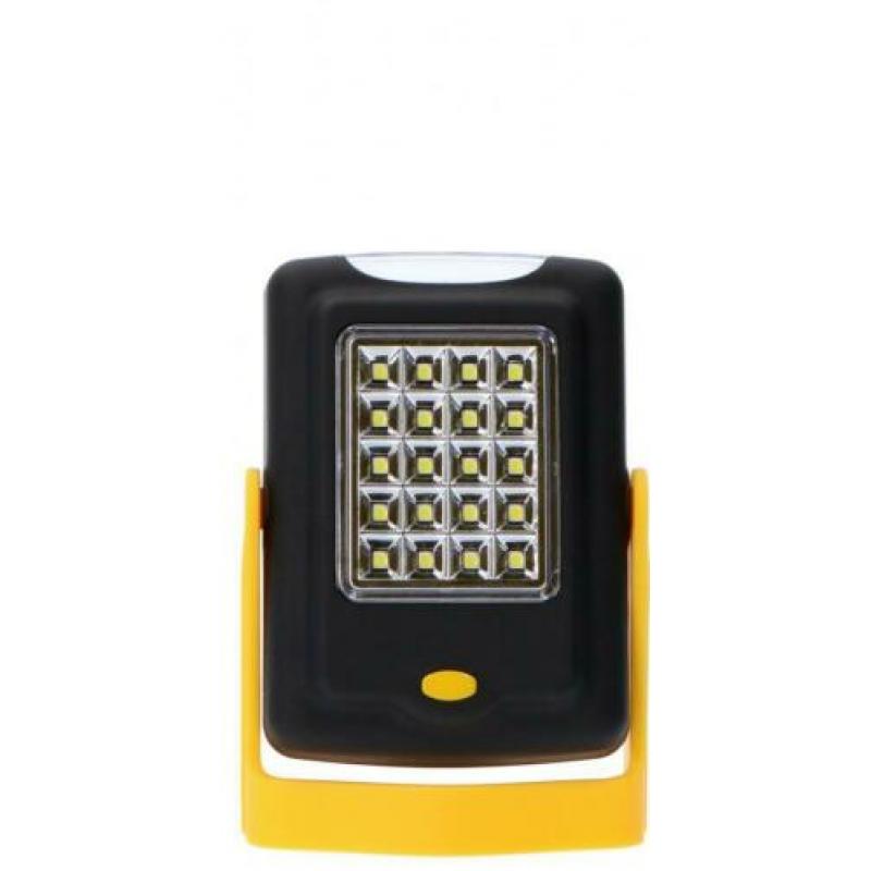 LED Zaklamp | 20 + 3 LED Met Magneet | 7000K