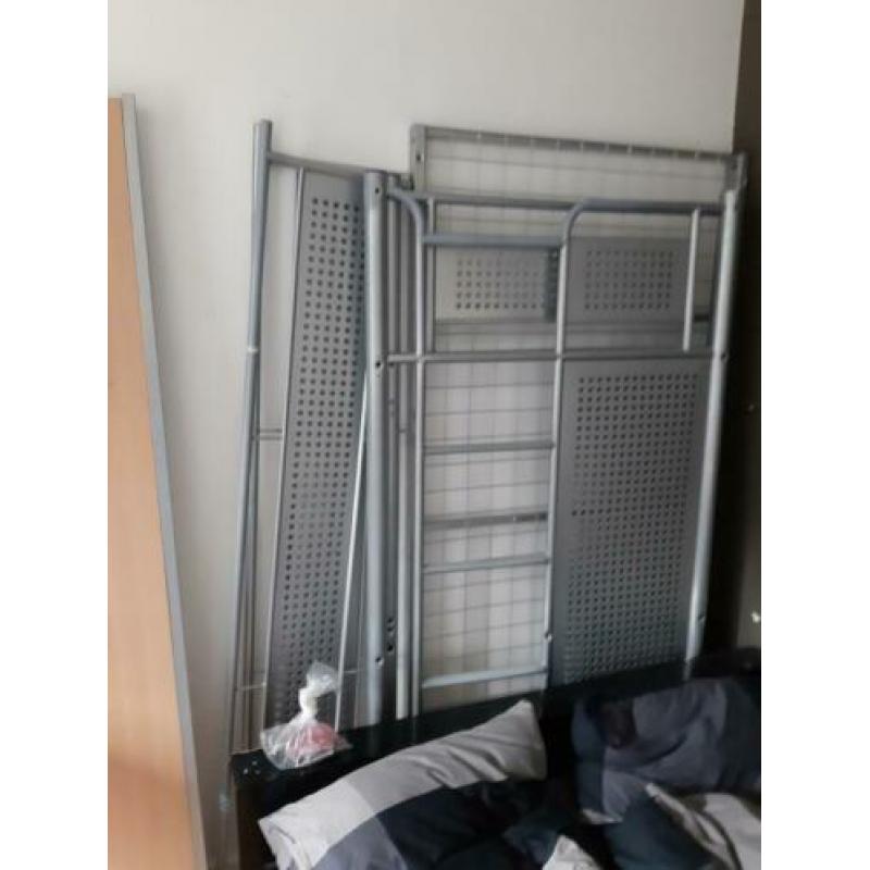 Bed, Hoogslaper 200×90 inclusief bureau