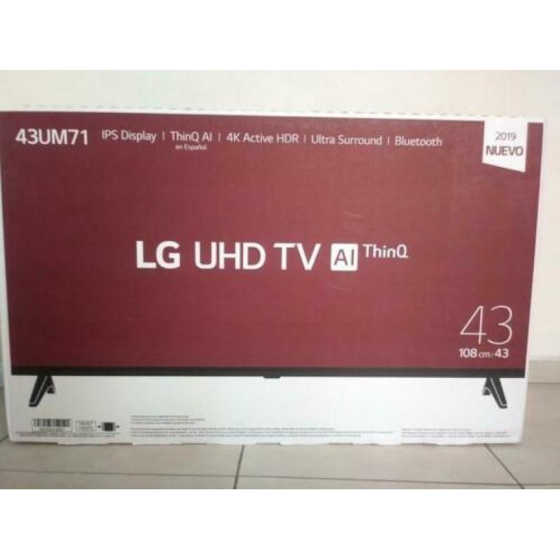 LG UHD TV 4K (2019) Smart-Tv Nieuw.