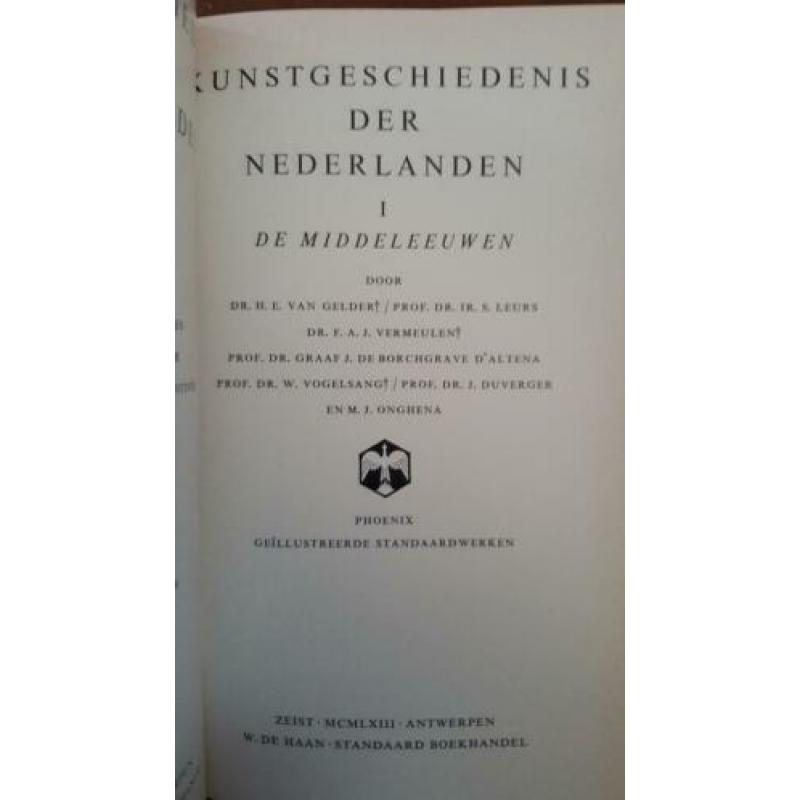 Complete reeks 12 delen Kunstgeschiedenis Nederland