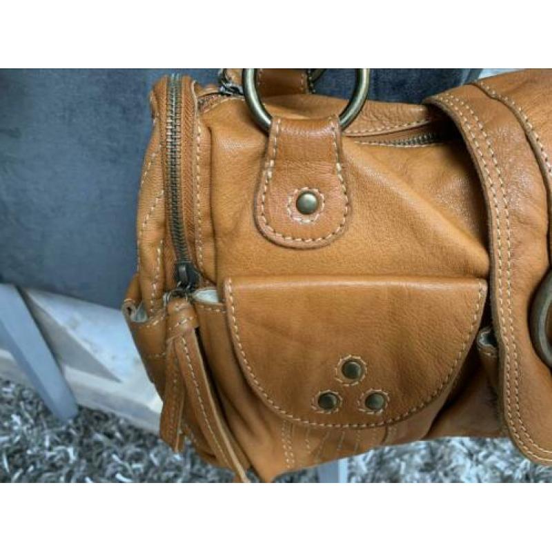 Nieuw! BK-Y Burkely schoudertas leren Camel/Cognac