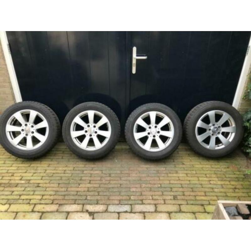 Mercedes C-klasse 16-inch velgen + winterbanden