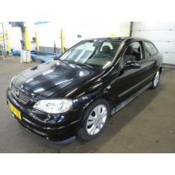 Opel Astra 1.6 8V 3D 2002 Zwart