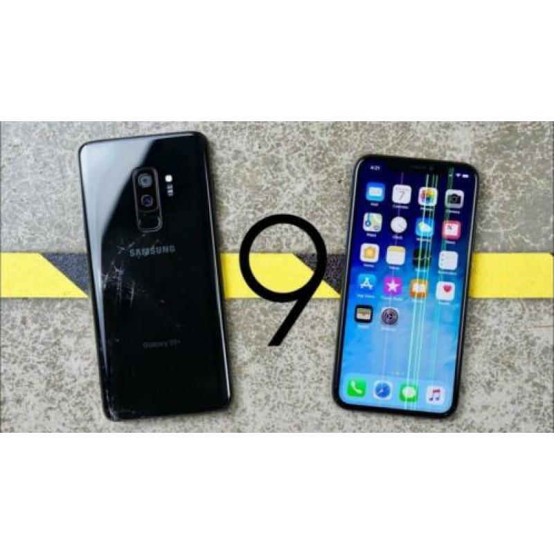 Samsung galaxy S9 glas gebroken wij hebben nieuwe unit