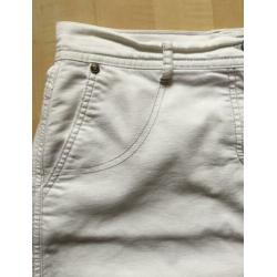 Bonita off white denim rok, maat 40 / M