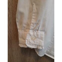 Prachtige witte meisjesblouse maat 98/104 zgan