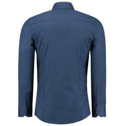 NIEUW Italiaans Heren Overhemd - Navy Blue M t/m 6XL