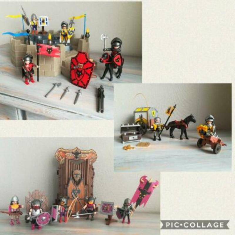 Playmobil Ridder sets, Burcht, Goudtransport, Barbarentoren