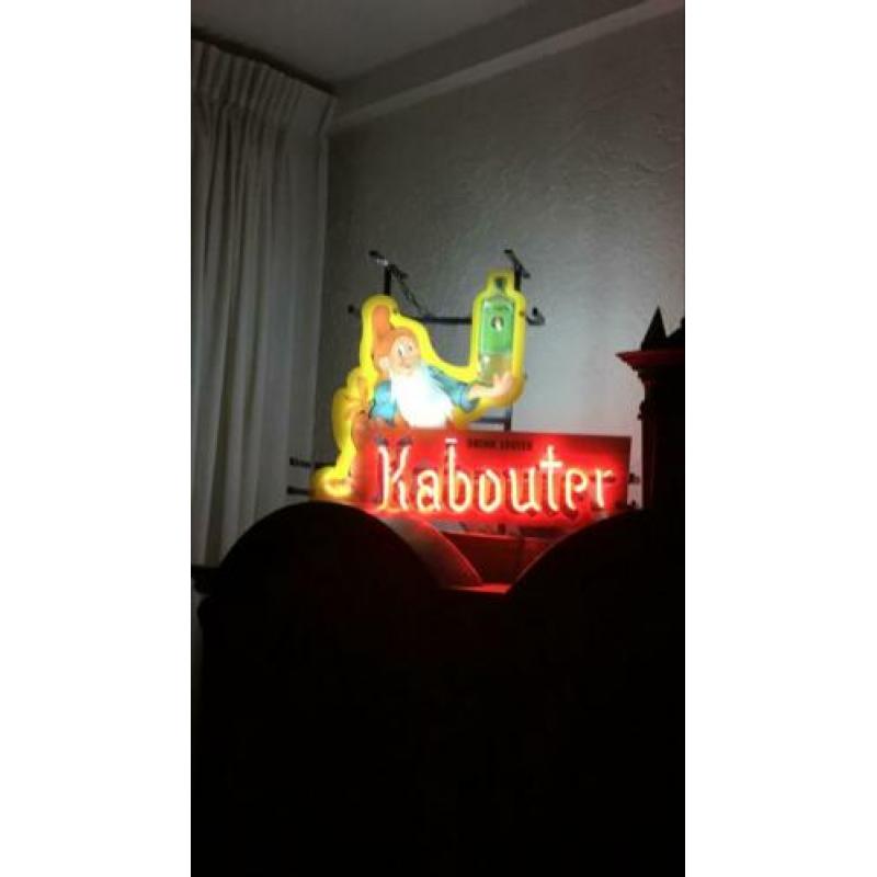 Mooie neon reclame Drink Louter Kabouter, Maarten Toonder