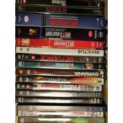 Grote partij dvd's met actie, thriller en art house films