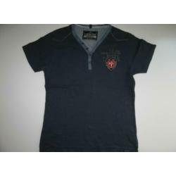 Gaaf donker blauw TWINLIFE shirt maat 152.