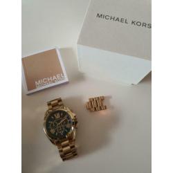 Michael Kors horloge, Bradshaw, goudkleurig