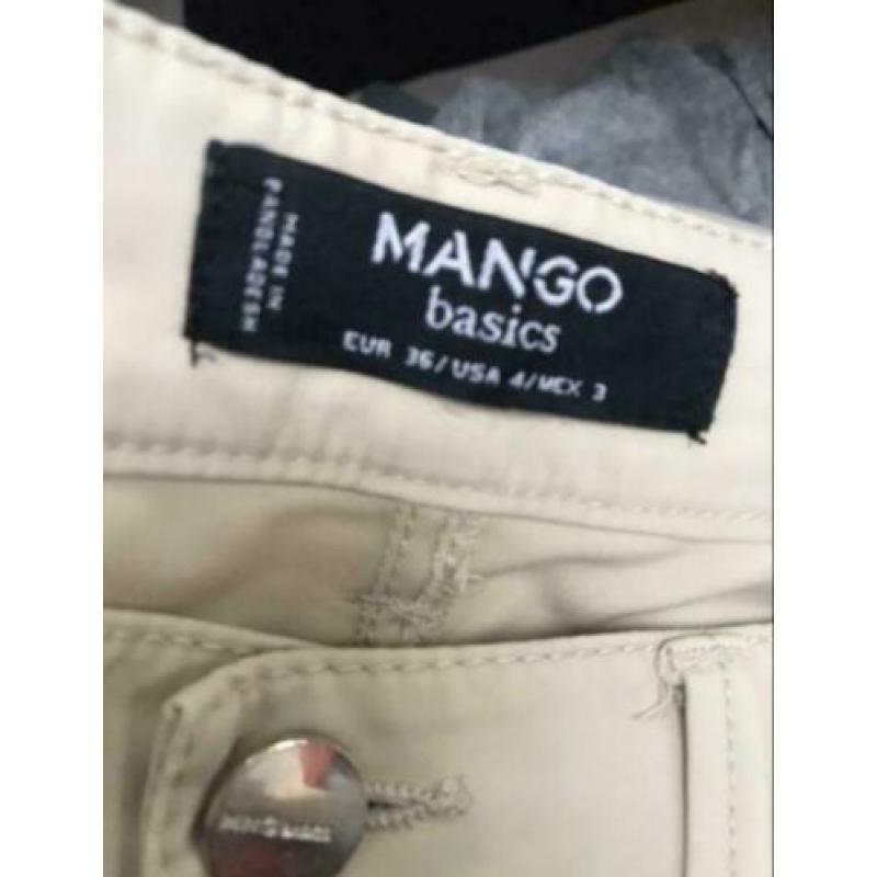 MANGO BASICS broek jeans pantalon maat 36