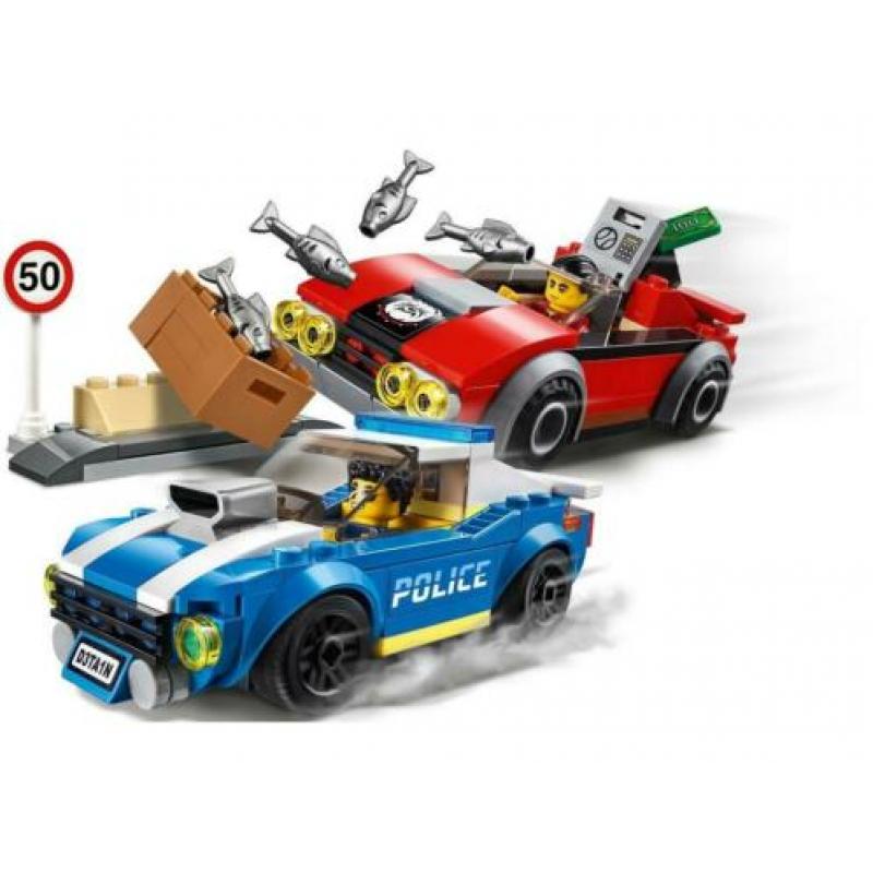 Lego City 60242 Politiearrest op de snelweg (Nieuw in doos)