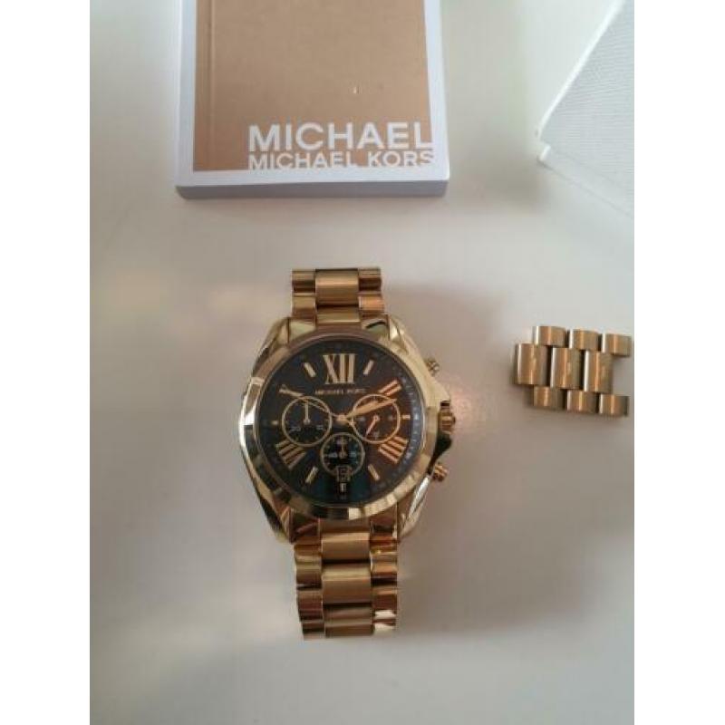 Michael Kors horloge, Bradshaw, goudkleurig