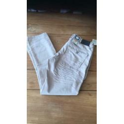 Nieuwe broek Tumble ‘n Dry, 164, Mahmoud slim fit khaki knoo