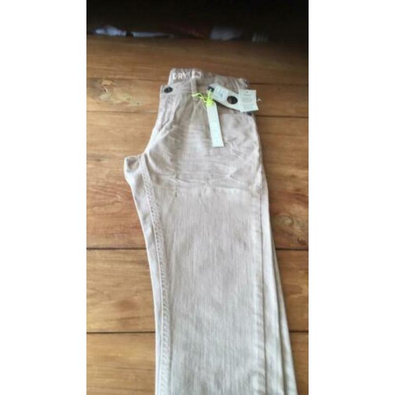 Nieuwe broek Tumble ‘n Dry, 164, Mahmoud slim fit khaki knoo