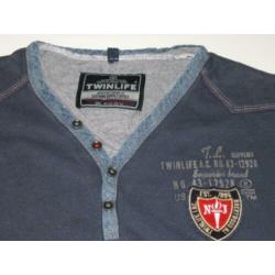 Gaaf donker blauw TWINLIFE shirt maat 152.