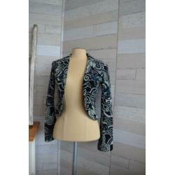 velvet jasje met rozenprint van sisley - 34 - g50