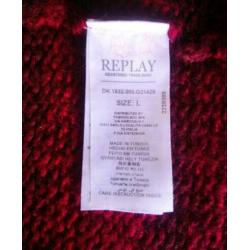 ?? Replay trui knitwear wp 139,00 maat L 42 / 44