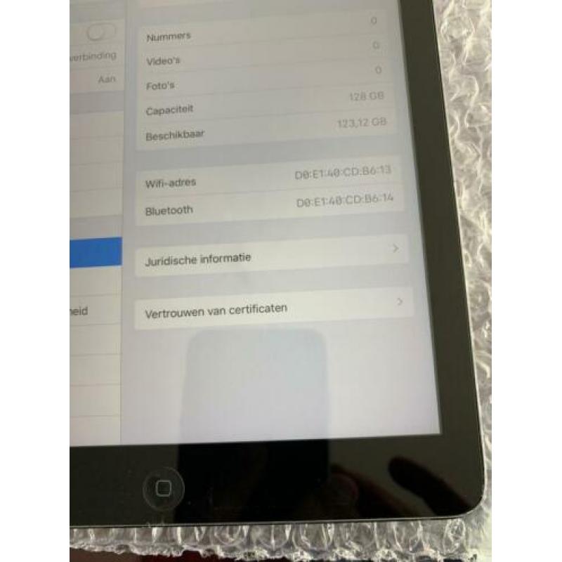 iPad Air 128gb in nieuwe staat