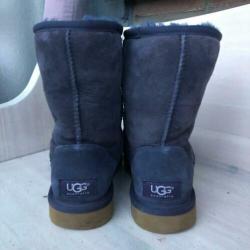 Uggs donkerblauw halfhoog