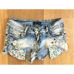 ibiza BOHO JEANS hotpant mt 36 CHCS short DENIM ART