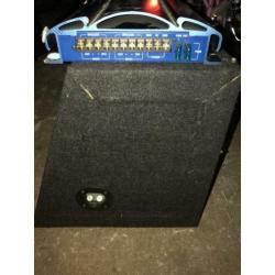 Subwoofer 600watt + 280watt versterker