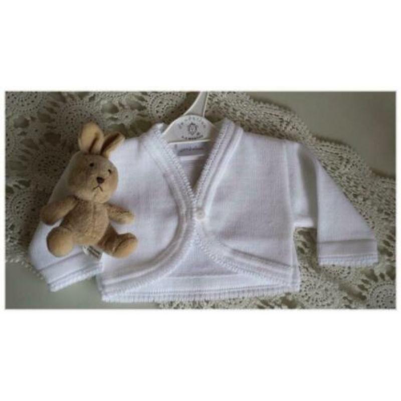 56 baby vestje new born voor doop bolero subtiel