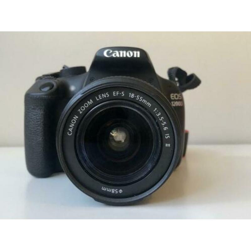 Canon 1200d met lens en toebehoren ZGAN