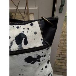 Mooie super grote spikes # sparrow tas met huid