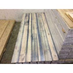 Grenen vloer verouderde planken geolied / wandbeschot , hout