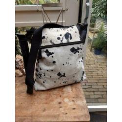 Mooie super grote spikes # sparrow tas met huid