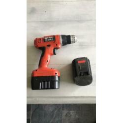 Elektrisch gereedschap accuboor black & decker 14,4V