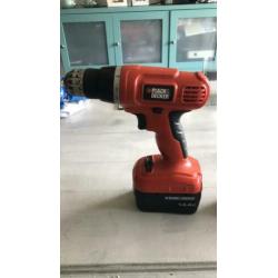 Elektrisch gereedschap accuboor black & decker 14,4V