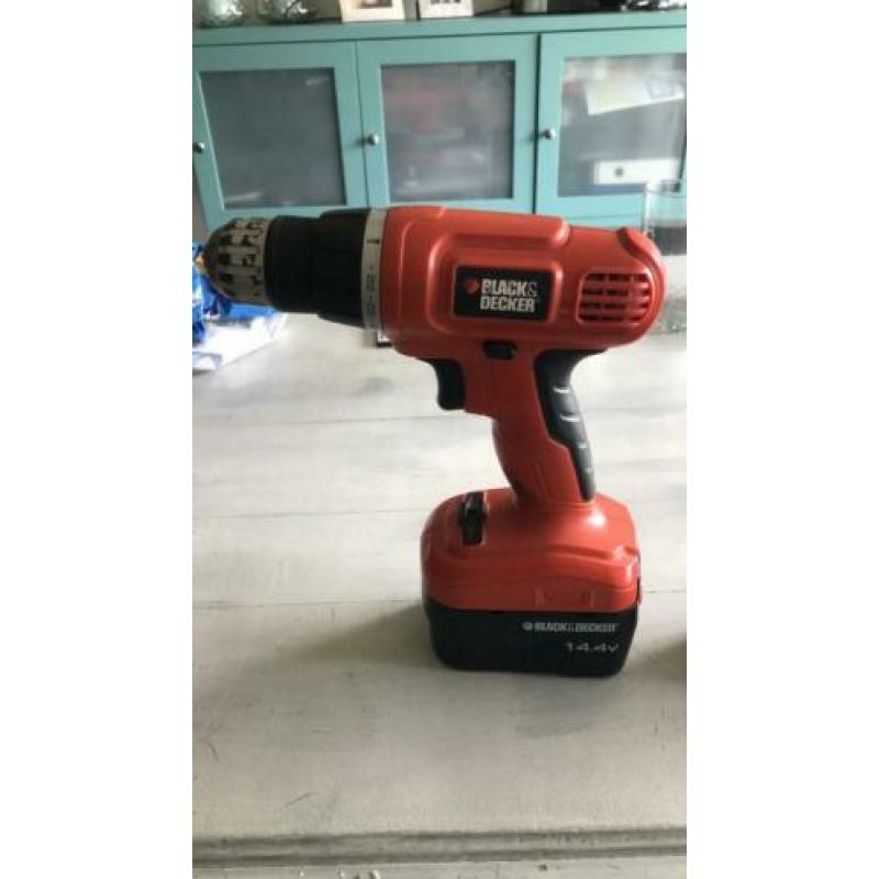 Elektrisch gereedschap accuboor black & decker 14,4V