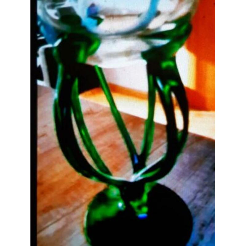 Groene Handmade Olielamp