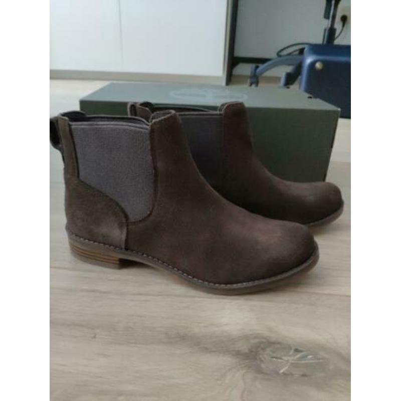 Timberland Chelsea boots donkerbruin suède 37 nieuw