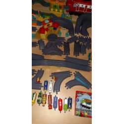 Chuggington treinbaan met metalen treintjes grote set