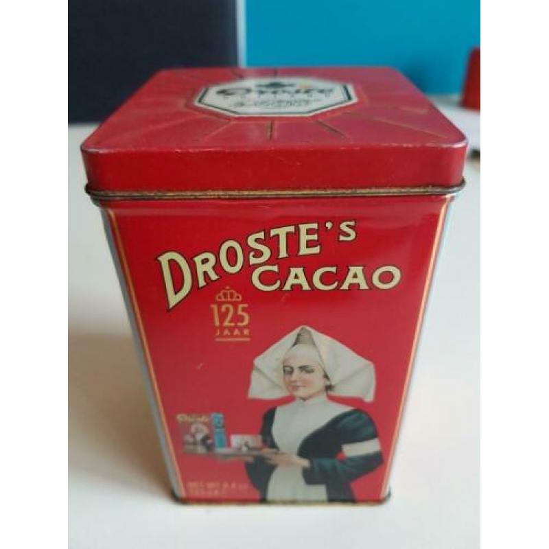 blikje Droste's cacao 125 jaar