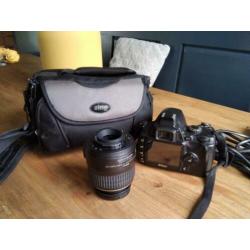 Nikon D40 met 18/52mm lens incl. oplader en tas.