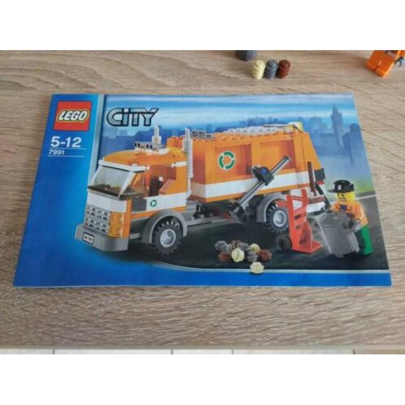 (076) LEGO City Vuilniswagens 3 stuks - 7991