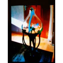 Groene Handmade Olielamp