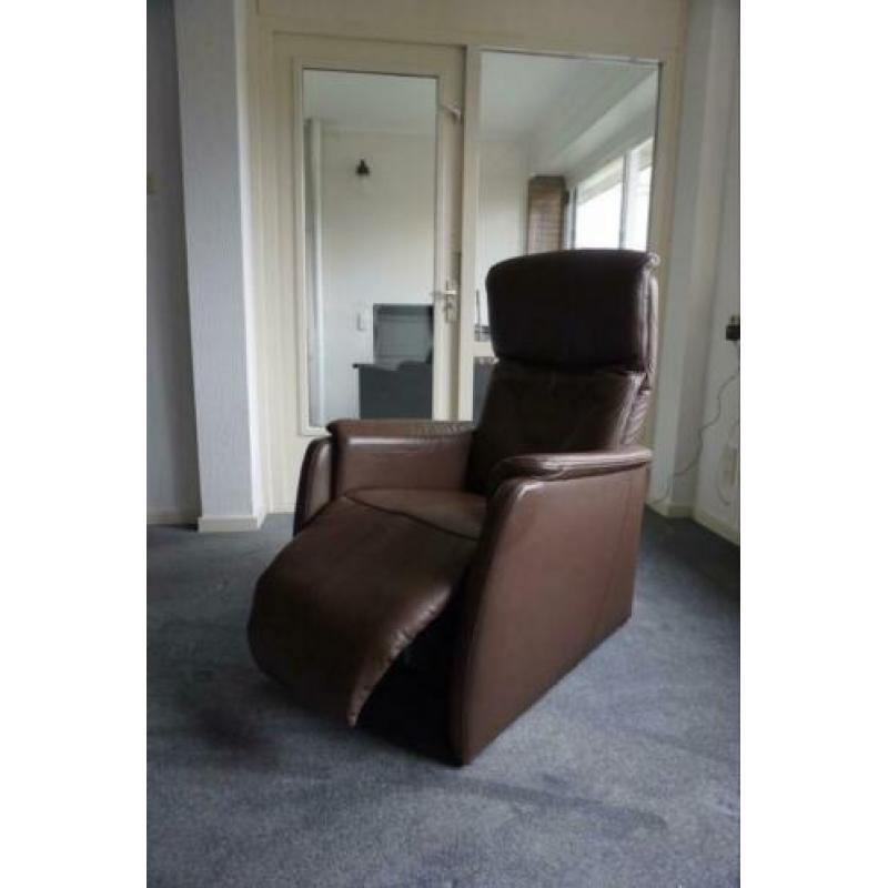 Elektrisch verstelbare relaxfauteuil (leder)