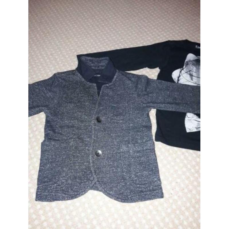 tumble n dry tumble (z8) stoere set! shirt/ blazer mt 98