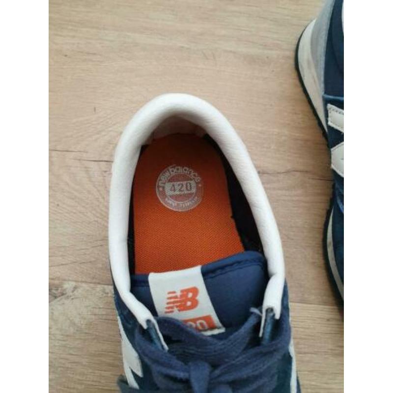 New Balance. 420. Blauwe sneakers. Maat 38.5. Zgan