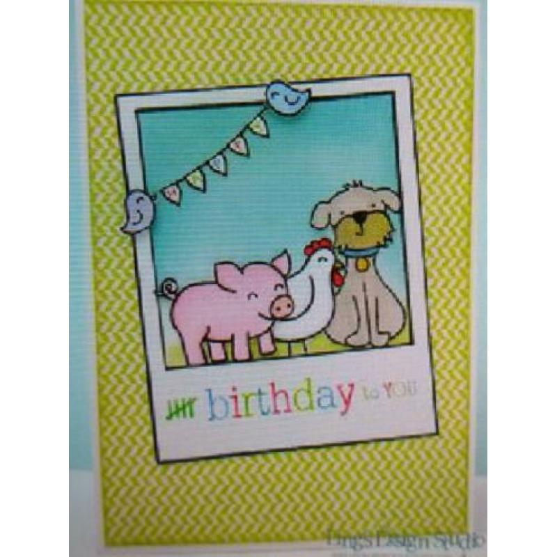 Lawn Fawn Say Cheese, stempel en snijmal